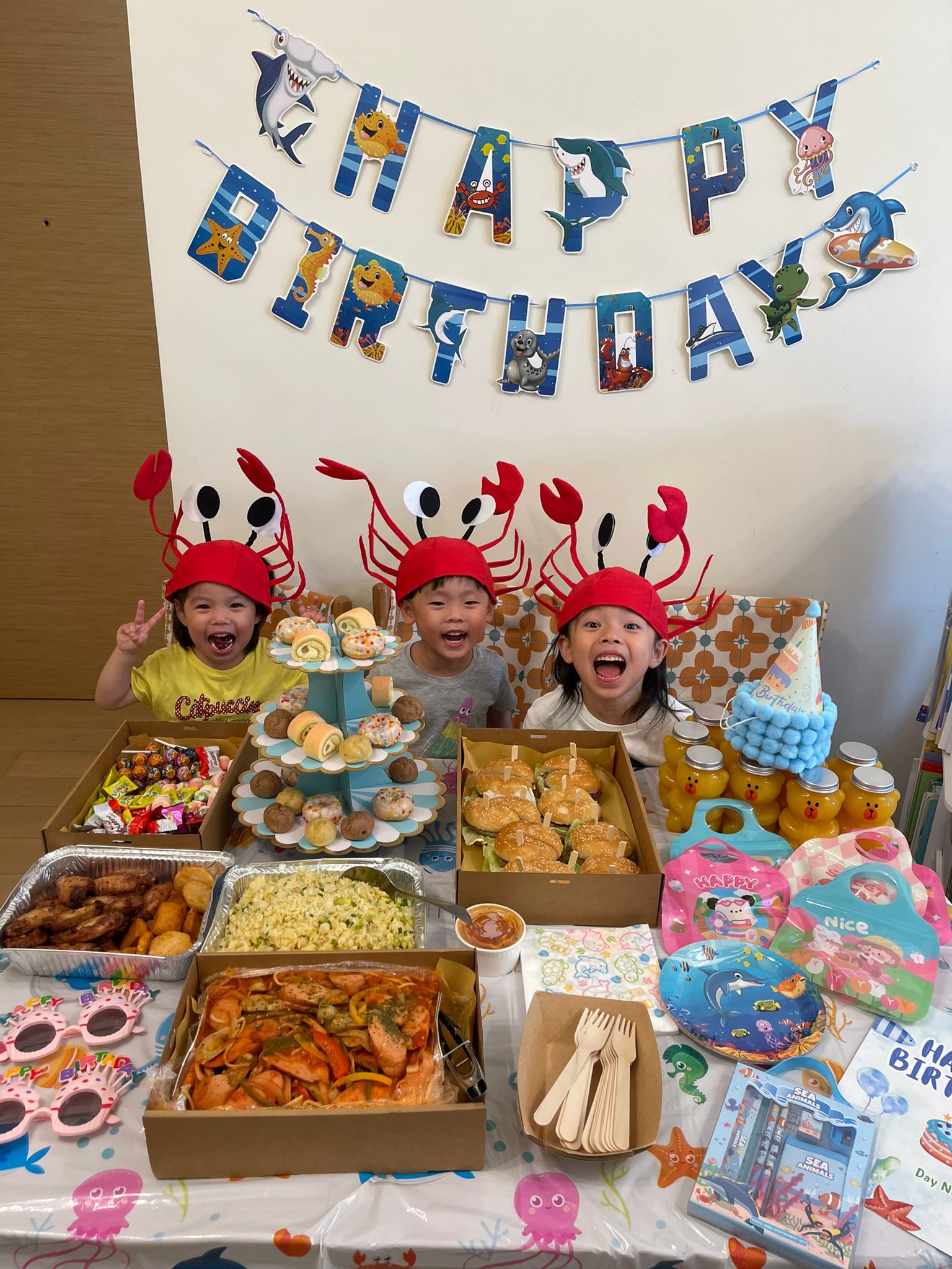 海洋世界小朋友生日會主題